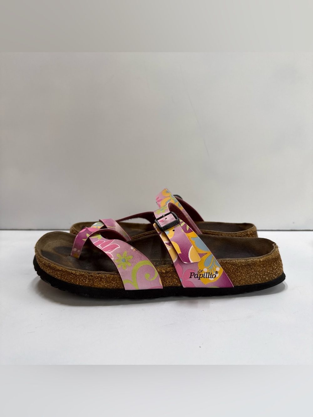 Papillo by Birkenstock Women’s Floral Sandals with Adjustable Straps